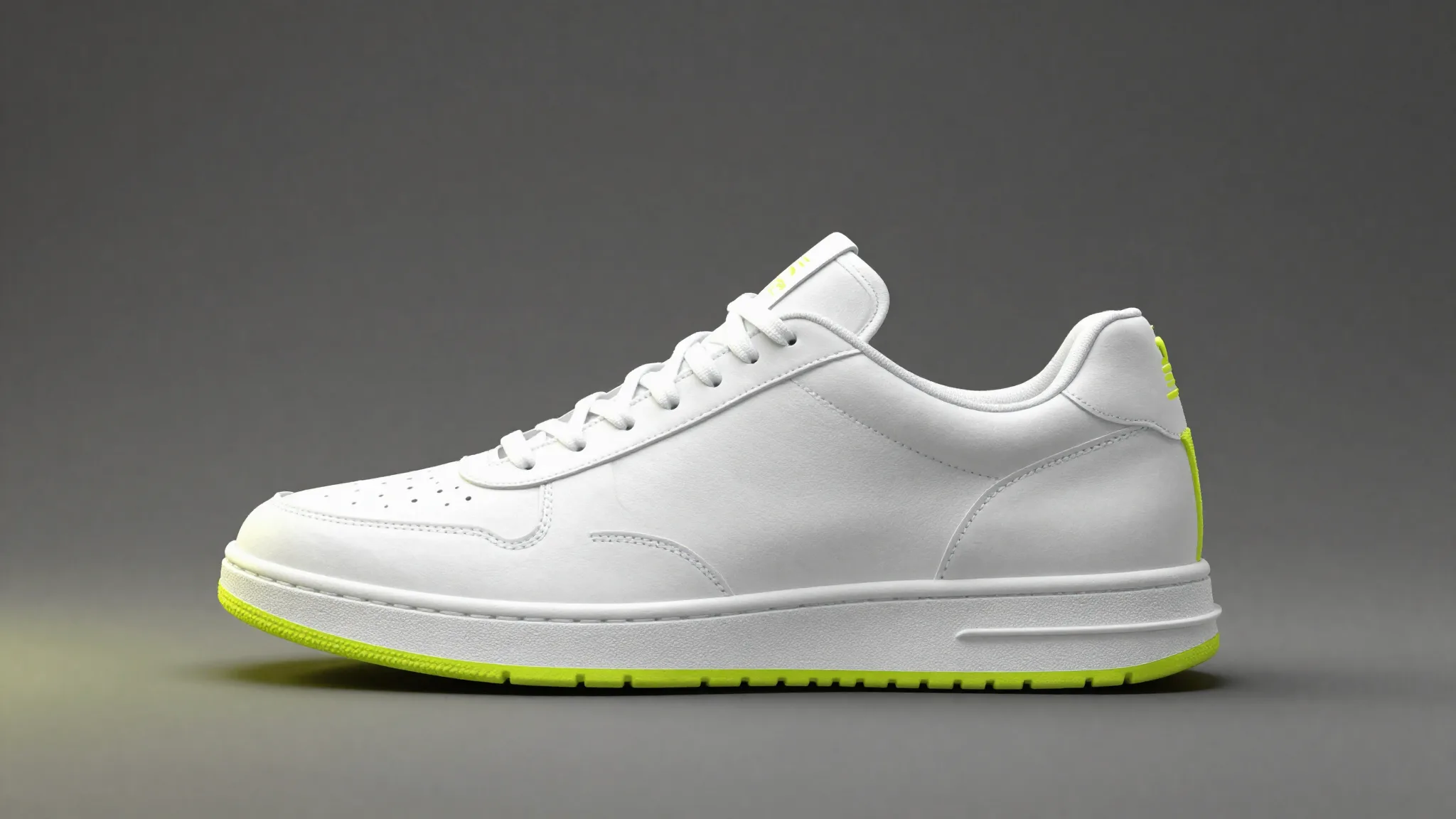 Rendering 3D di una sneaker, vista laterale